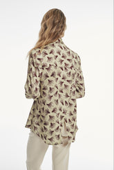 EMBOSSED EFFECT PRINT ODRIA BLOUSE